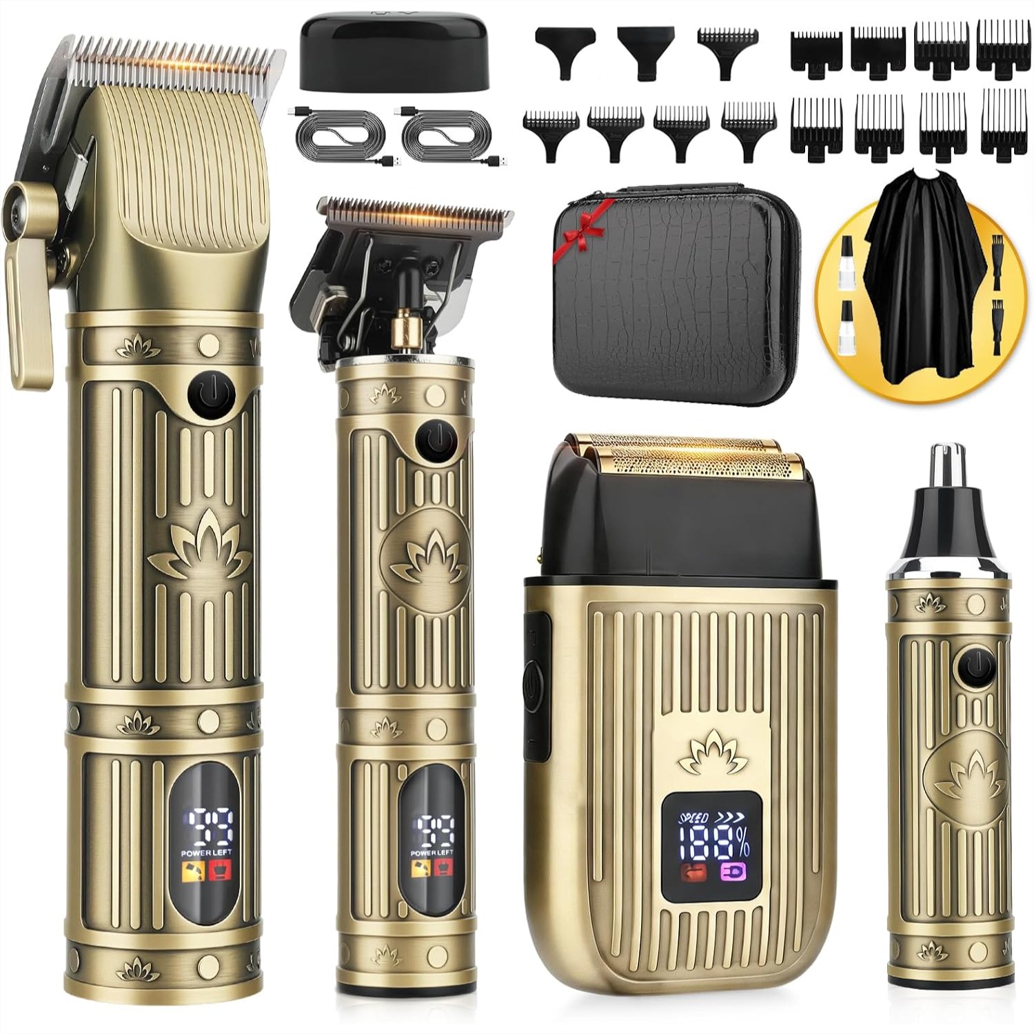 Mens Grooming Barber - Hair Clippers for Men, T-Blade Barber