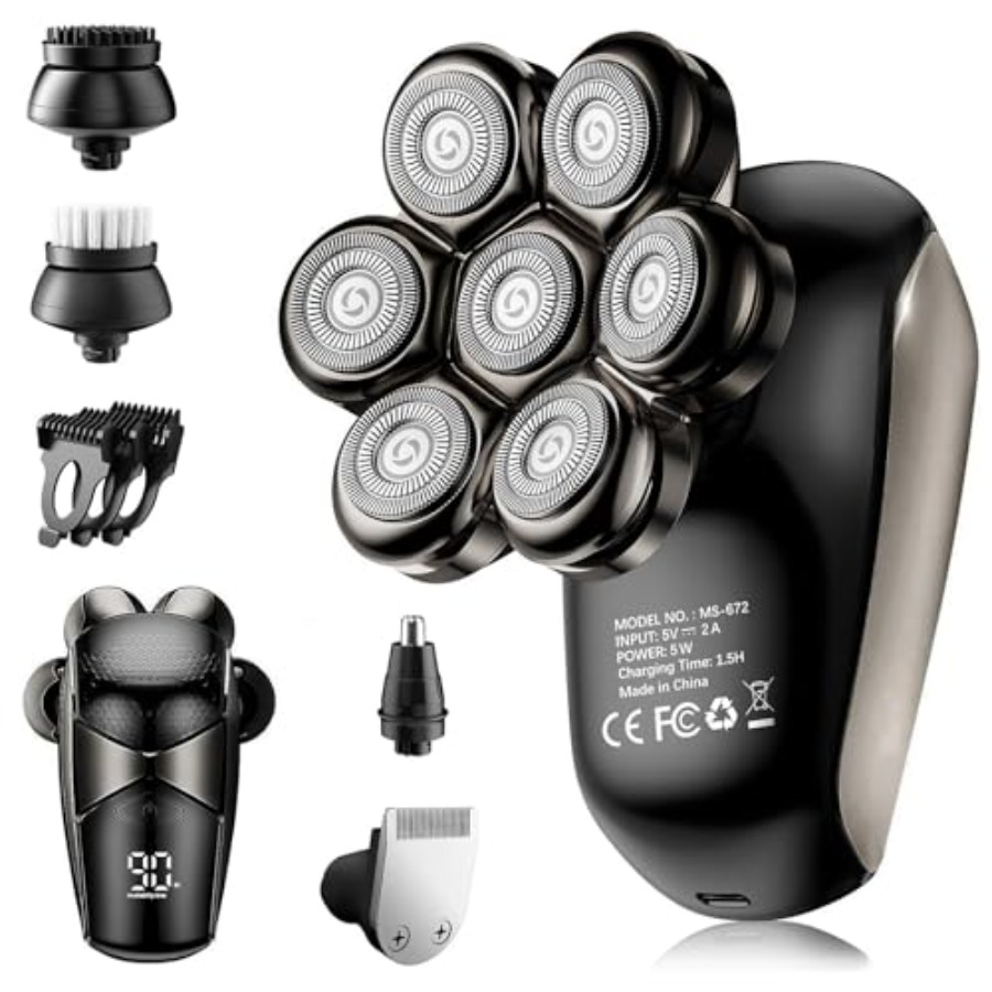 Men Grooming Usa - Head Shavers for Bald Men: 5-in-1