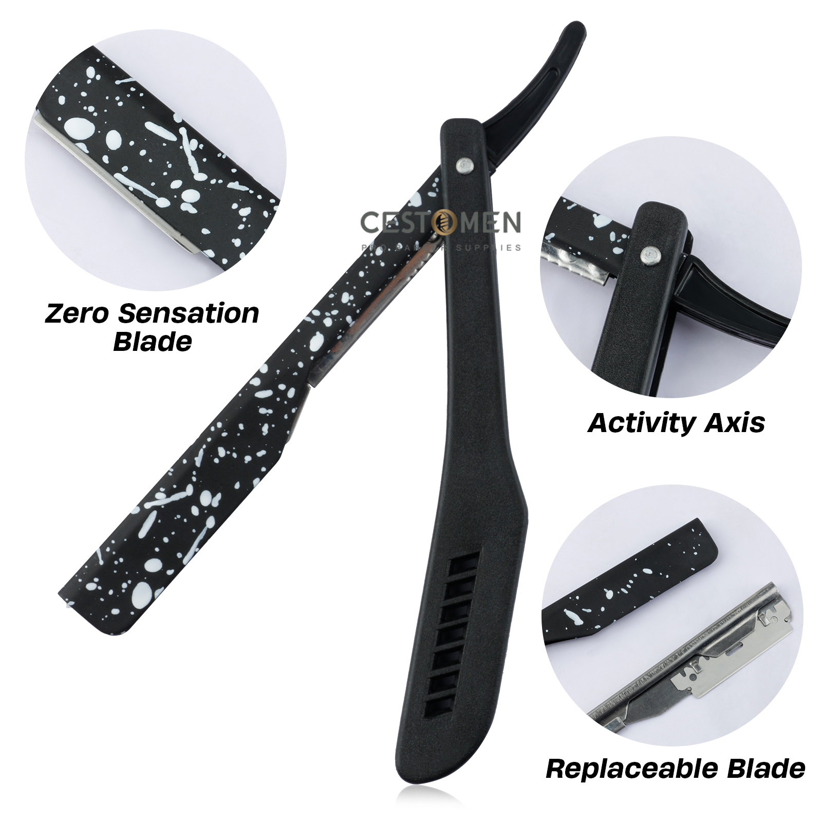 Newest 1PCS Men's Classic Fold - Straight Razor Safety のレビューと価格