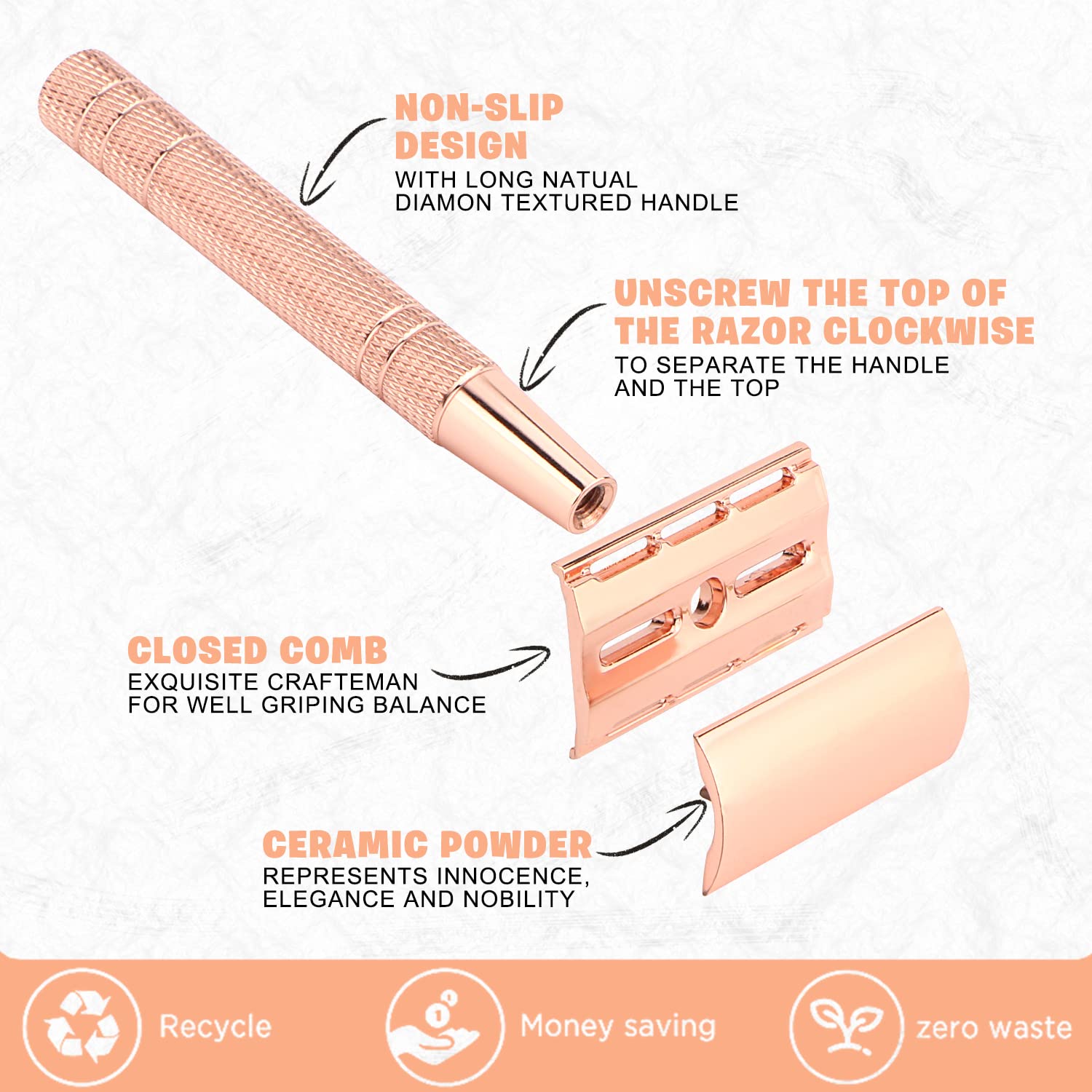 Reusable Double Edge Safety Ra - Straight Razor Safety のレビューと価格