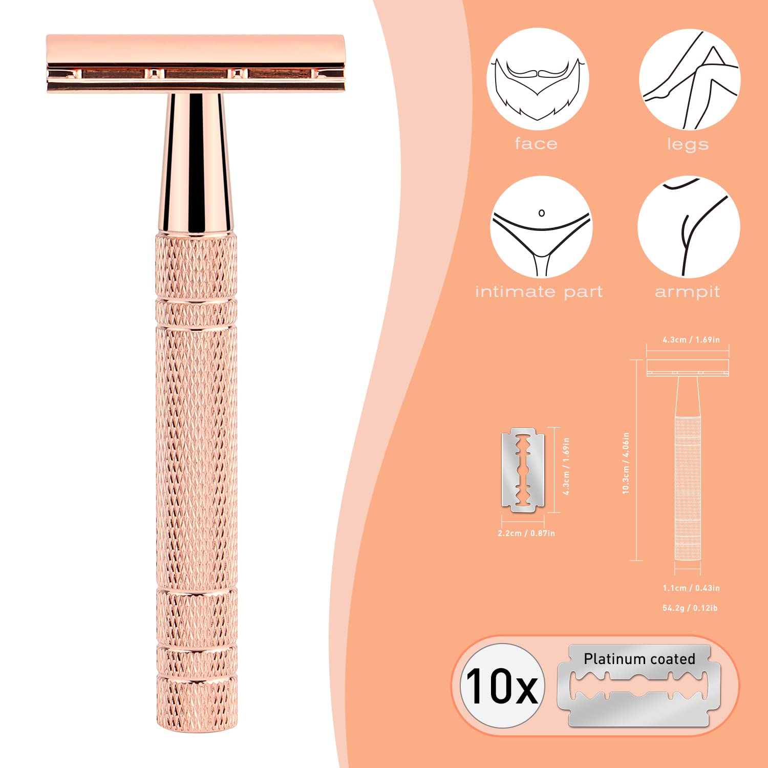 Reusable Double Edge Safety Ra - Straight Razor Safety のレビューと価格