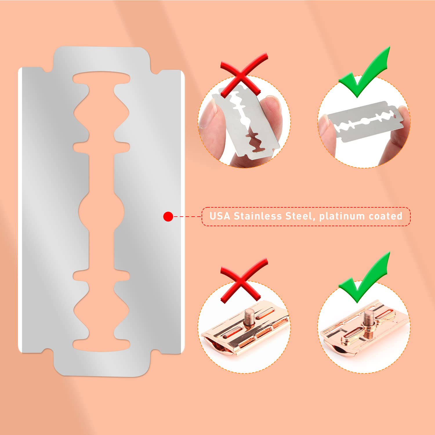 Reusable Double Edge Safety Ra - Straight Razor Safety のレビューと価格