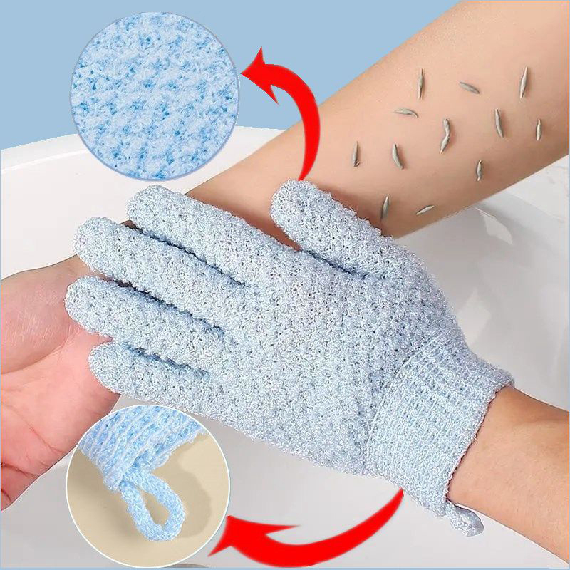 2PCS Exfoliating Bath Gloves S - Exfoliating Scrub Mens のレビューと価格