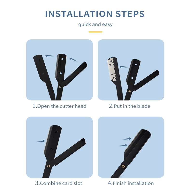 Folding Barber Razor For Shavi - Straight Razor Safety のレビューと価格