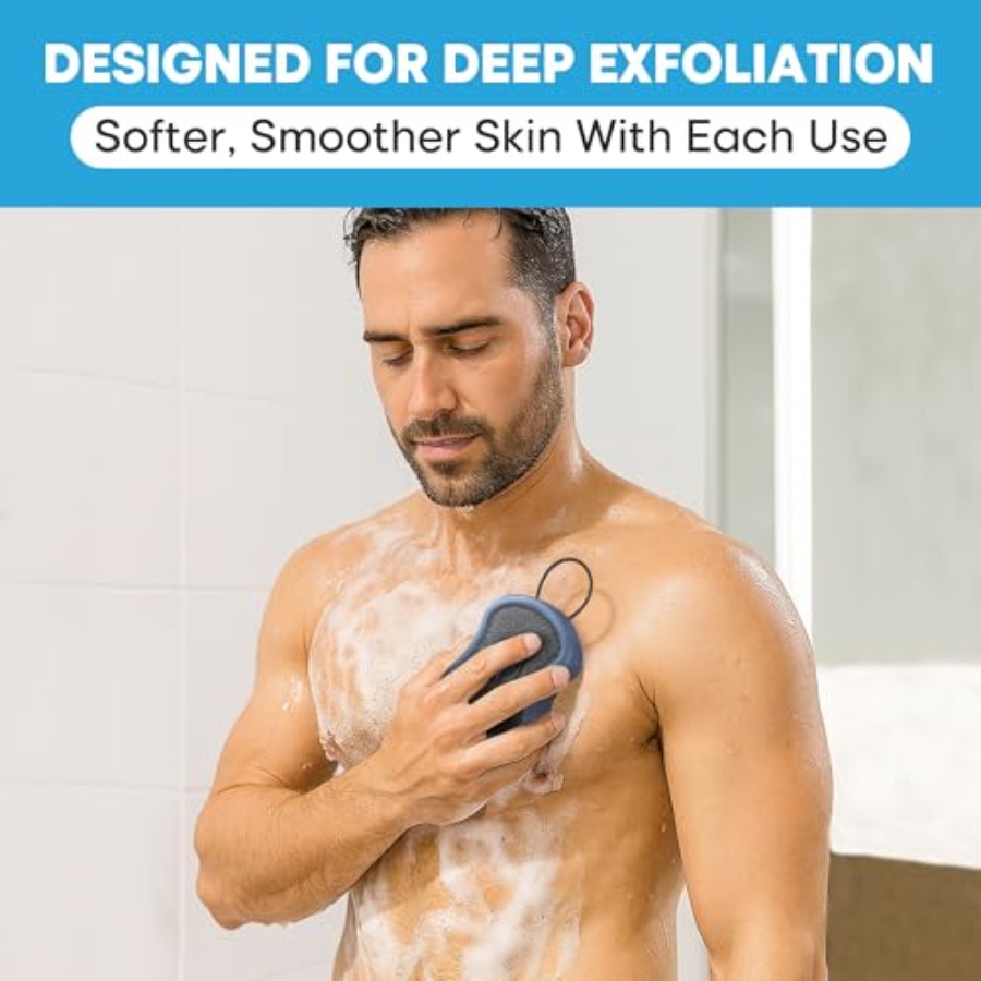 Shower Scrubber for Body 2-in- - Exfoliating Scrub Mens のレビューと価格