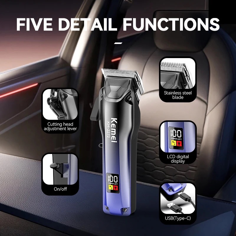 Kemei Electric Hair Clipper Ba - Mens Grooming Barber のレビューと価格