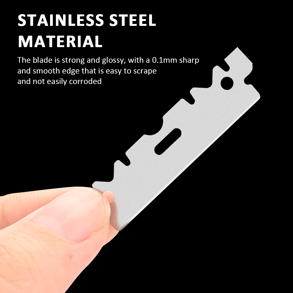 100pcs Razor Blades Stainless  - Straight Razor Safety のレビューと価格