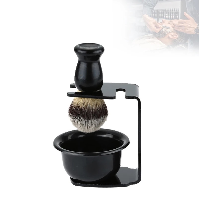 Shaving Brush and Bowl with Ac - Mens Grooming Barber のレビューと価格