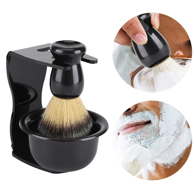 Shaving Brush and Bowl with Ac - Mens Grooming Barber のレビューと価格