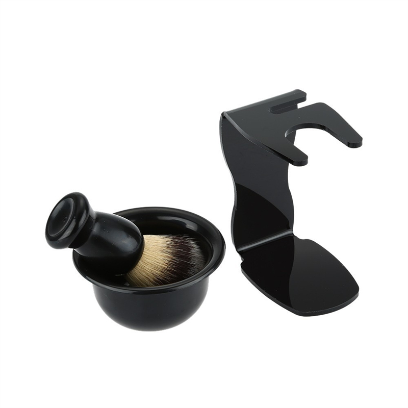 Shaving Brush and Bowl with Ac - Mens Grooming Barber のレビューと価格