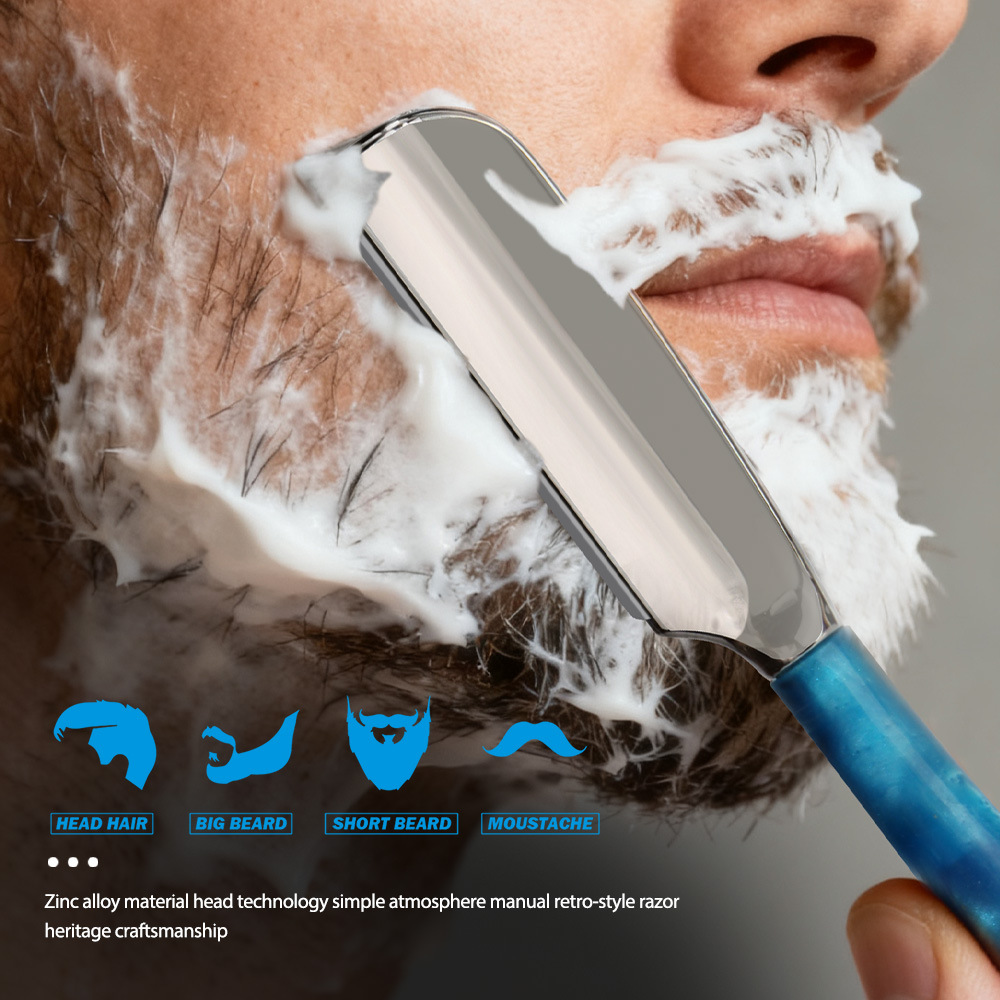 1Pc New Pro Wood Handle Baber  - Straight Razor Safety のレビューと価格