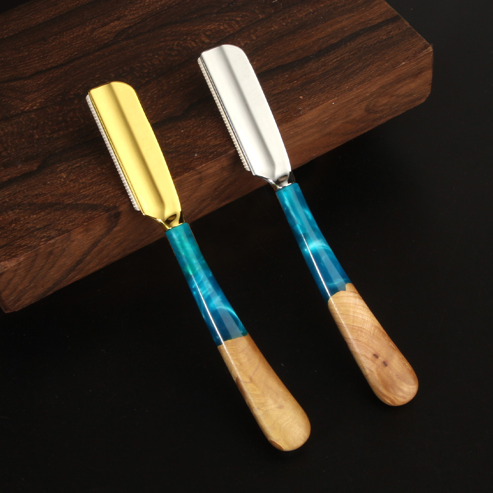 1Pc New Pro Wood Handle Baber  - Straight Razor Safety のレビューと価格