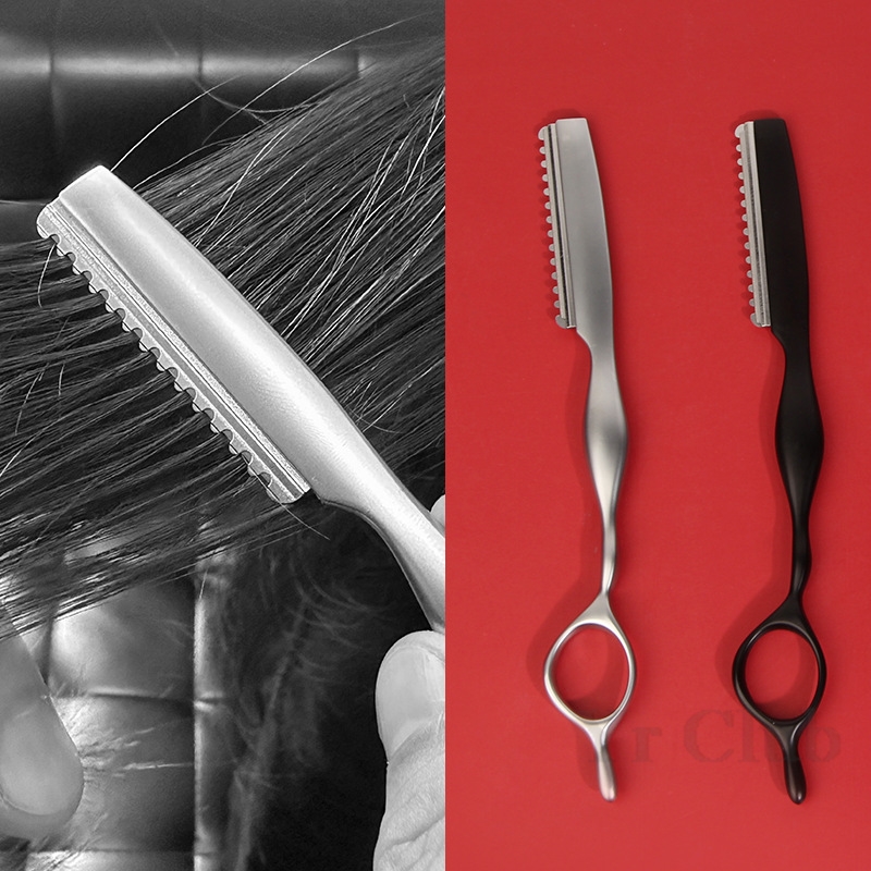 Silver Haircut Razor Hair Salo - Straight Razor Safety のレビューと価格