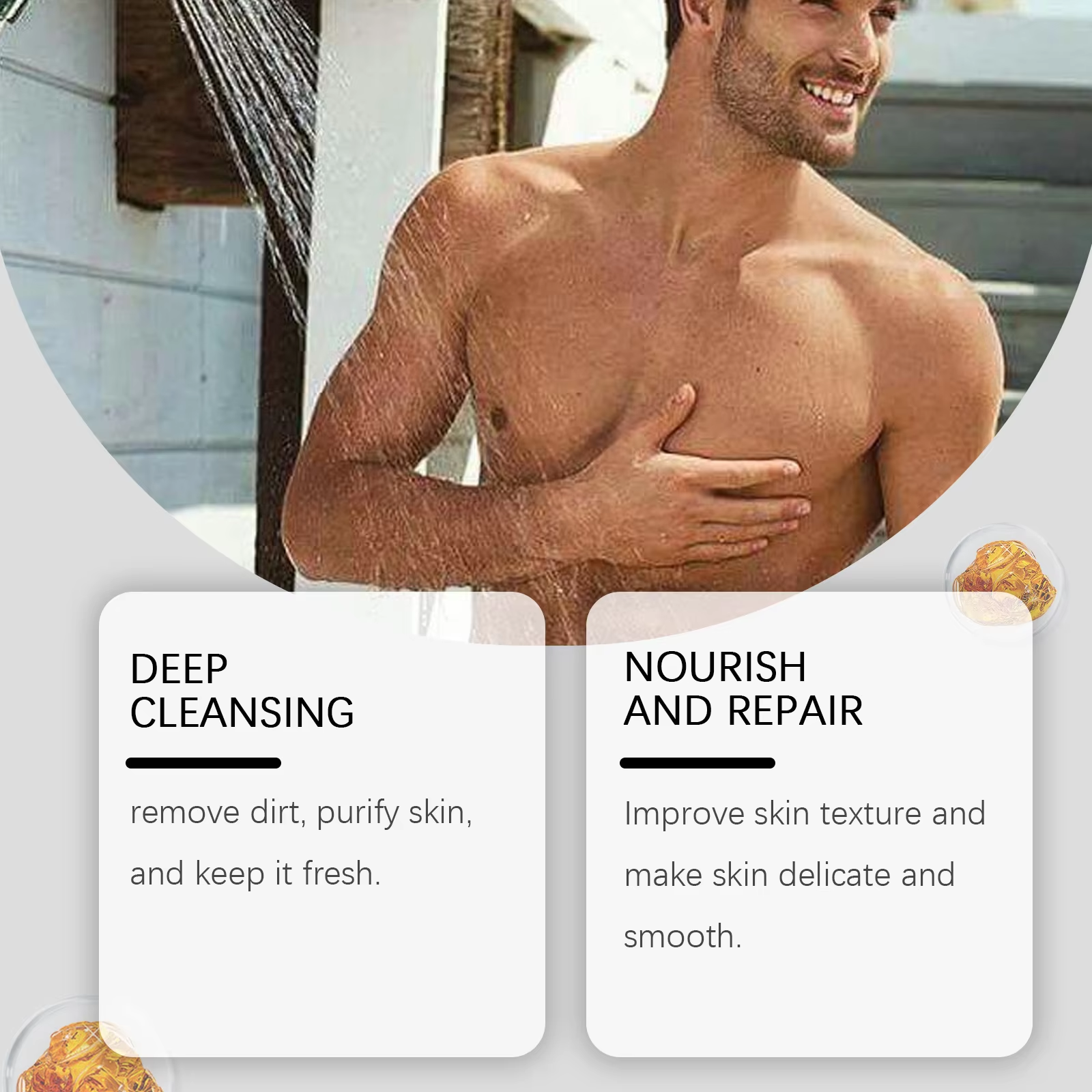 Sandalwood Body Scrub Series D - Exfoliating Scrub Mens のレビューと価格