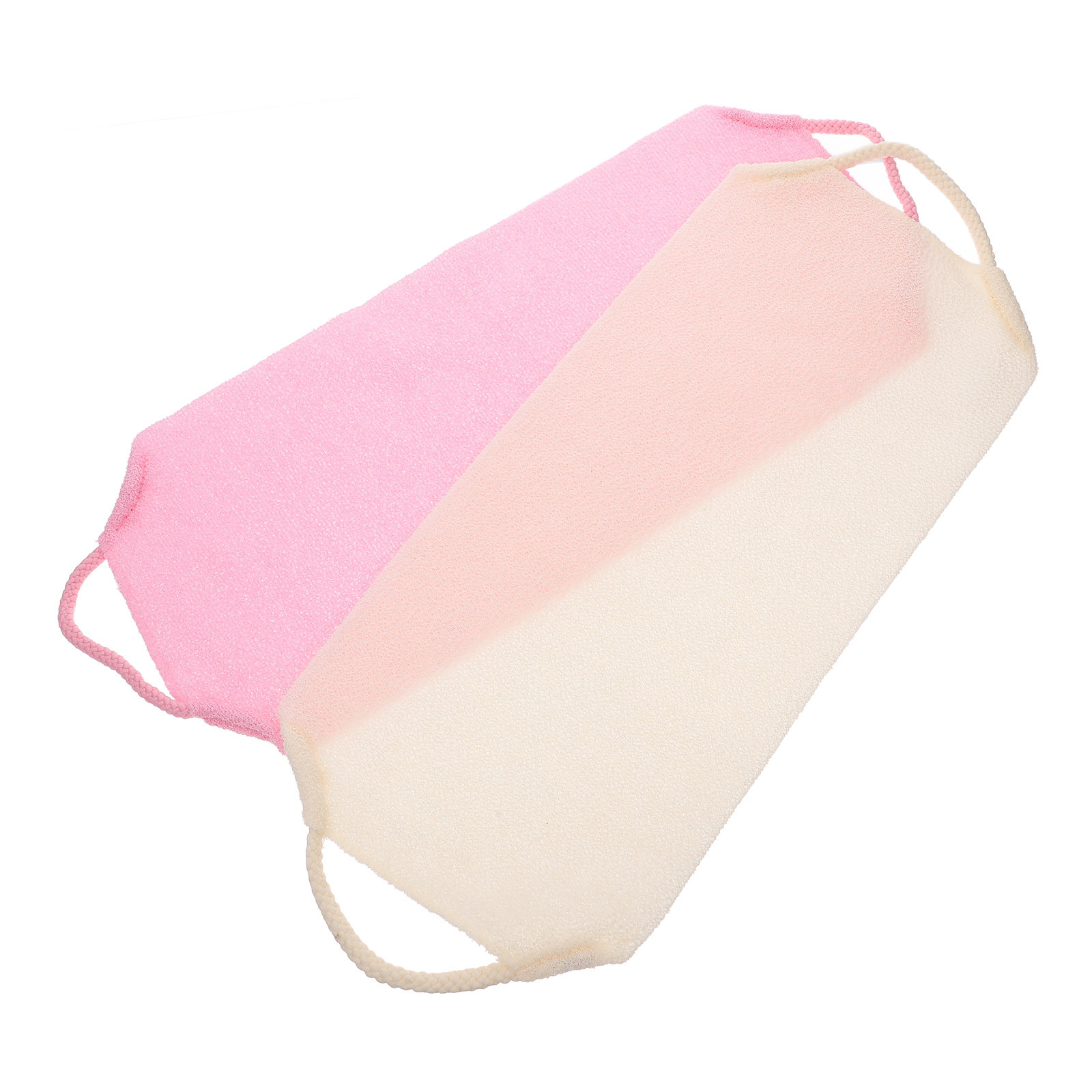 2Pcs Elastic Back Scrubber Str - Exfoliating Scrub Mens のレビューと価格