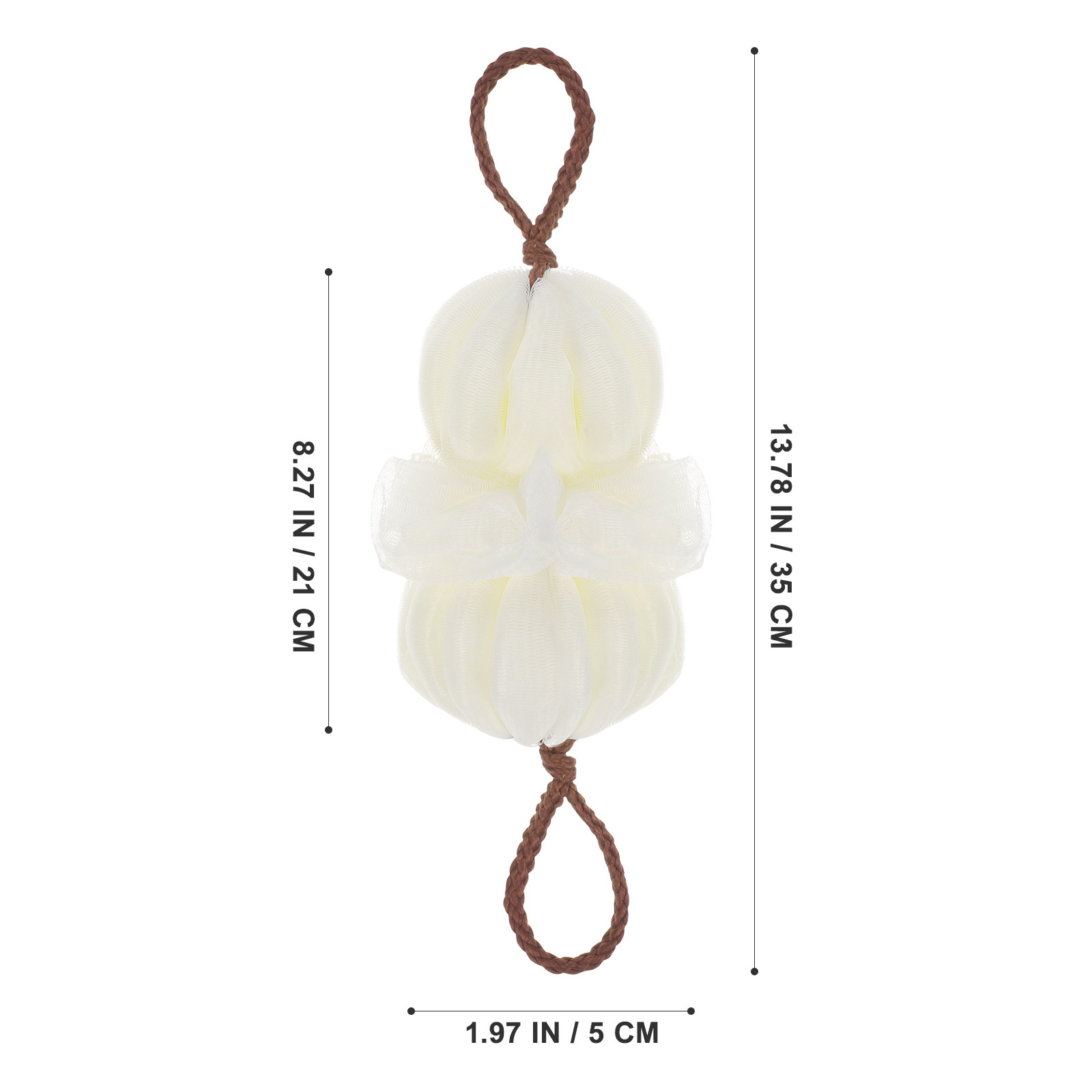2Pcs Large Bath Ball Shower Sp - Exfoliating Scrub Mens のレビューと価格