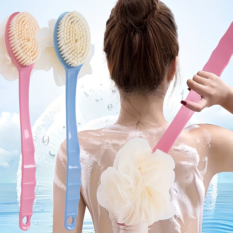 2-In-1 Soft Fiber Bath Brush G - Exfoliating Scrub Mens のレビューと価格