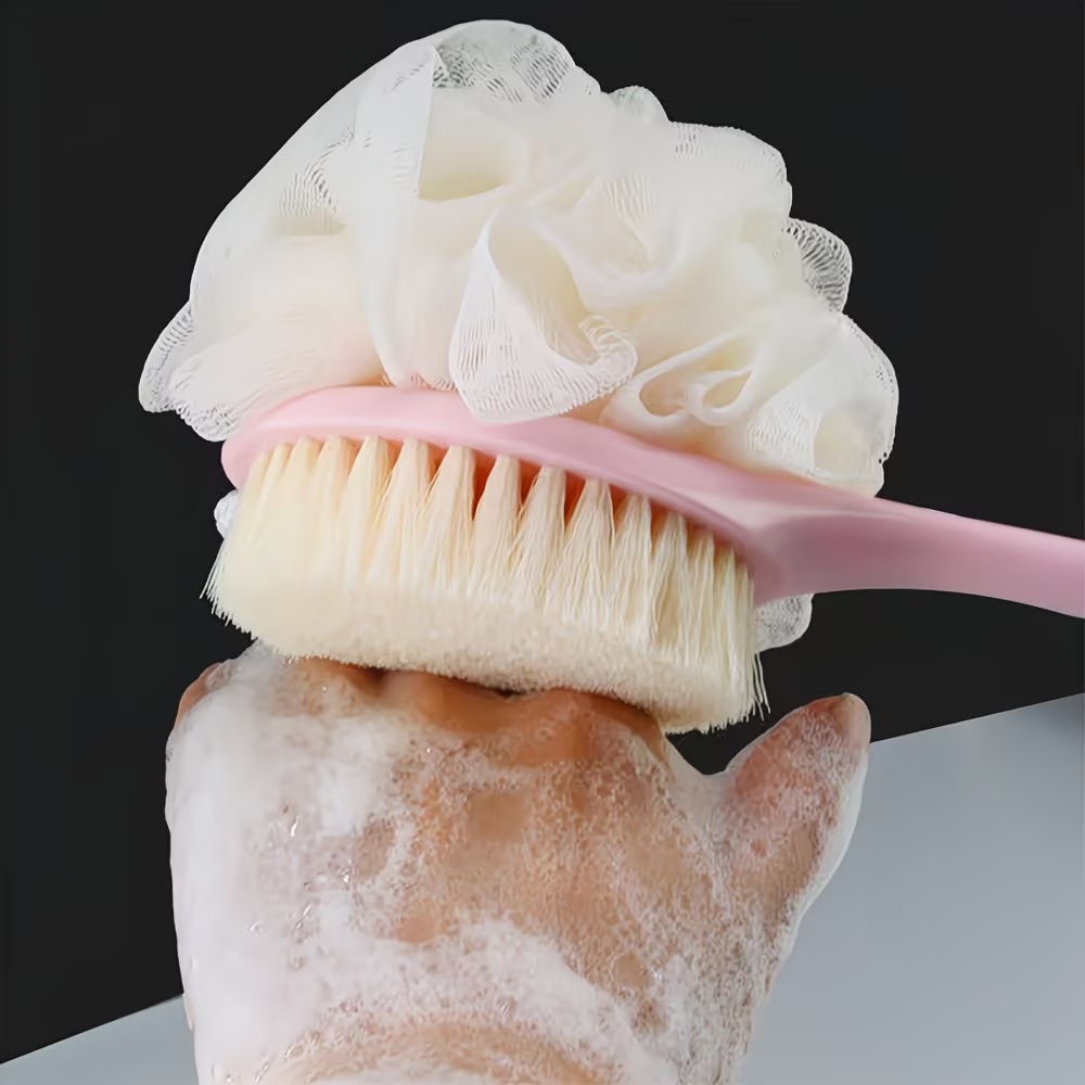 2-In-1 Soft Fiber Bath Brush G - Exfoliating Scrub Mens のレビューと価格