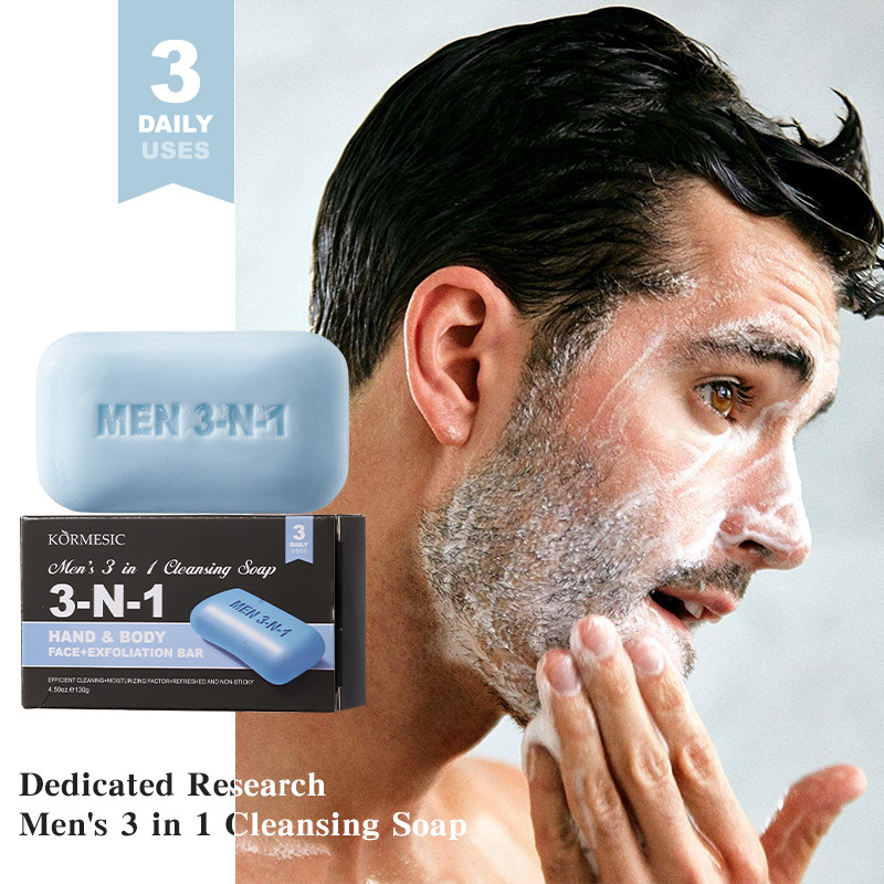 Men's 3-in-1 Cleansing Bar Soa - Exfoliating Scrub Mens のレビューと価格