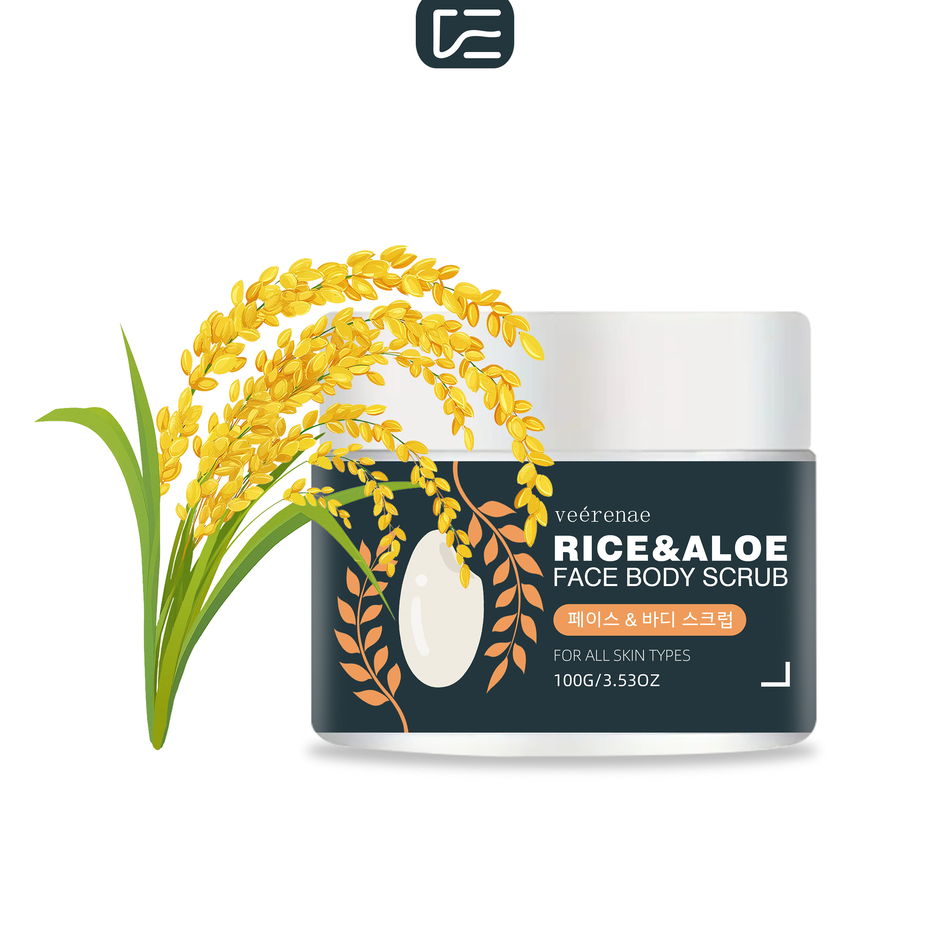 RICE & ALOE FACE BODY SCRUB, : - Exfoliating Scrub Mens のレビューと価格