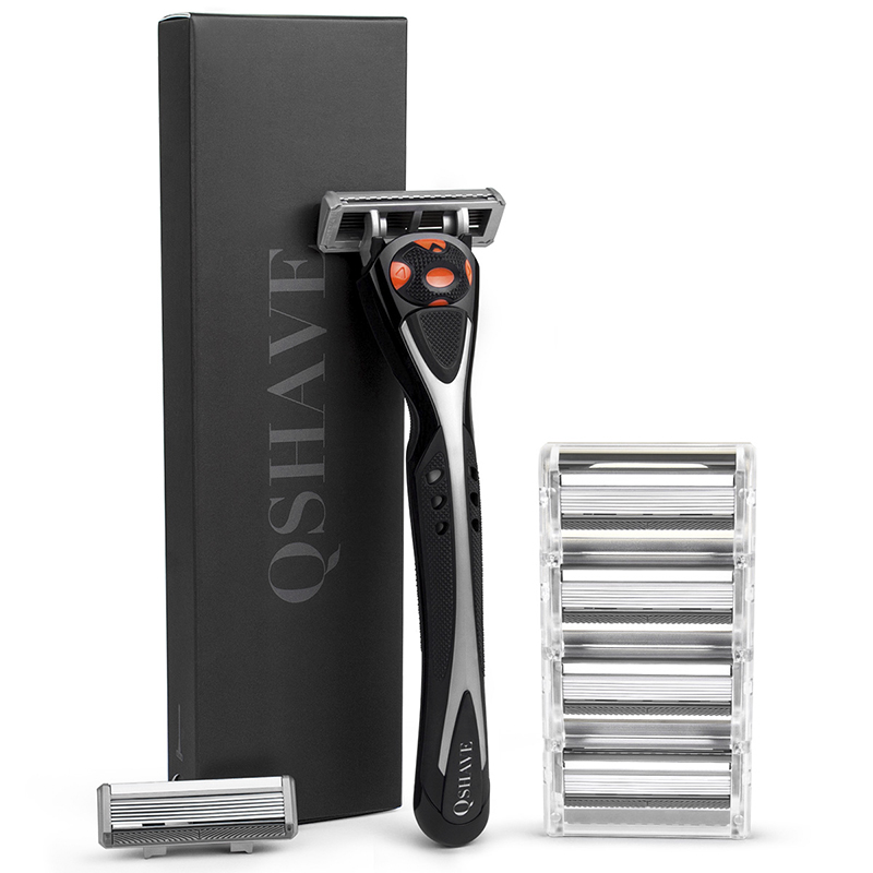 QSHAVE Black Spider Man Manual - Straight Razor Safety のレビューと価格