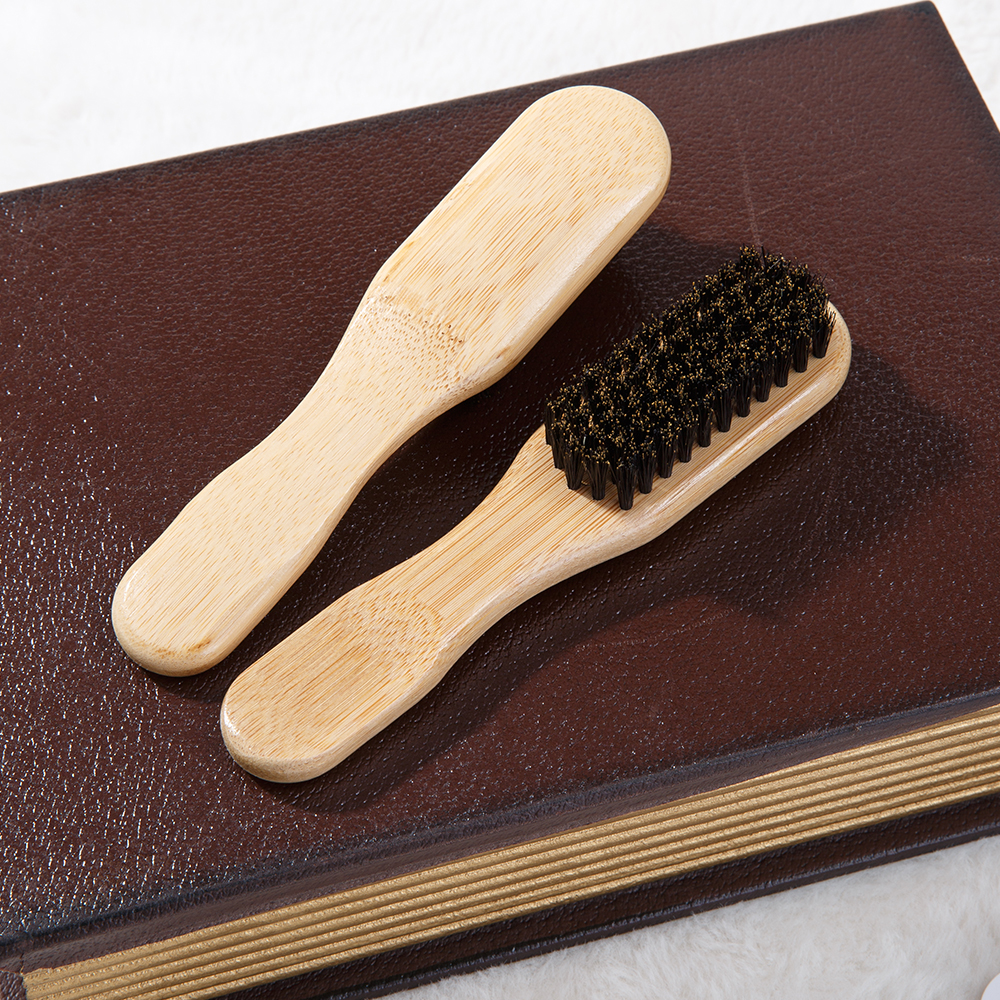 Bamboo Wood Bristle Brush Redu - Mens Grooming Barber のレビューと価格
