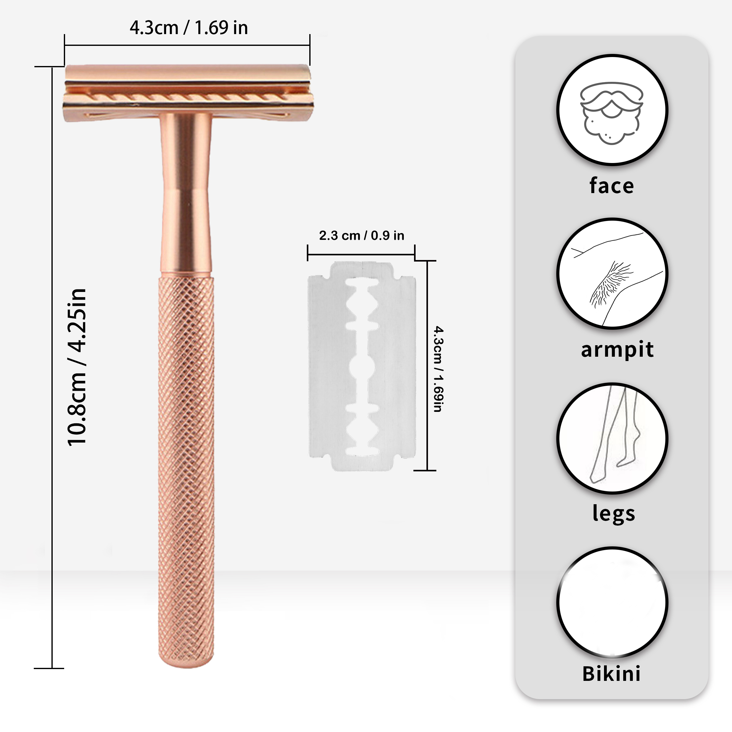 Safety Razor with Brass Weight - Straight Razor Safety のレビューと価格