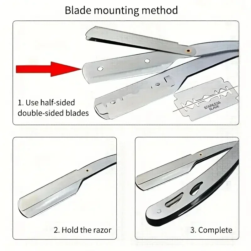vvocci Men Shaves Blades Folda - Straight Razor Safety のレビューと価格