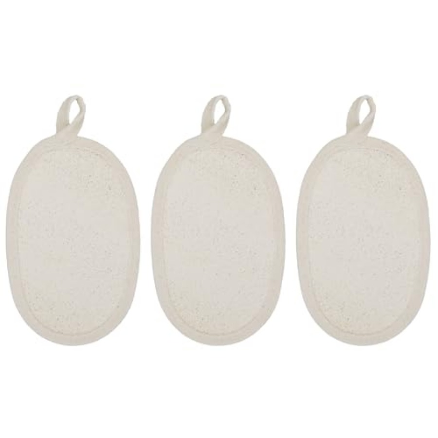 Natural Loofah Body Scrubber 3 - Exfoliating Scrub Mens のレビューと価格